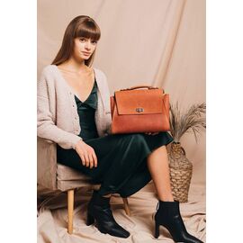 Купить Женская кожаная сумка Classic светло-коричневая винтажная, фото , характеристики, отзывы