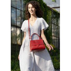 Придбати Жіноча шкіряна сумка Ester червона, image , характеристики, відгуки