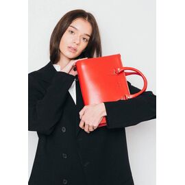 Придбати Жіноча шкіряна сумка Fancy червона, image , характеристики, відгуки
