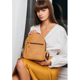 Купить Кожаный рюкзак Groove S желтый винтажный, фото , характеристики, отзывы