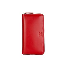 Придбати Шкіряне портмоне Keeper zip червоний, image , характеристики, відгуки