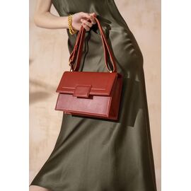 Купить Женская кожаная сумка Kelly красная, фото , характеристики, отзывы
