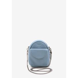 Купить Кожаная женская мини-сумка Kroha голубой флотар, фото , характеристики, отзывы