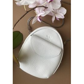 Купить Кожаная женская мини-сумка Kroha белая флотар, фото , характеристики, отзывы