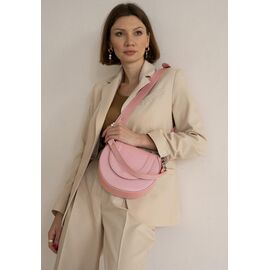 Придбати Жіноча шкіряна сумка Mandy рожева, image , характеристики, відгуки