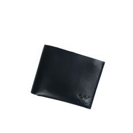 Купить Кожаный кошелек Mini с монетницей черный, фото , характеристики, отзывы