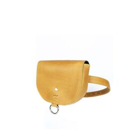 Придбати Жіноча шкіряна сумка Ruby S жовта вінтажна, image , характеристики, відгуки