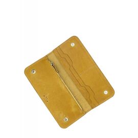 Купить - Кожаное портмоне Mark 2 желтый винтаж, фото , характеристики, отзывы