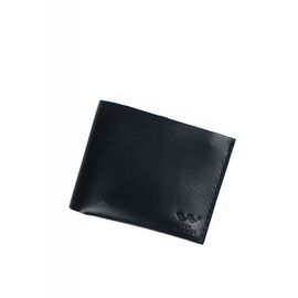 Купить Кожаный кошелек Mini с монетницей черный, фото , характеристики, отзывы