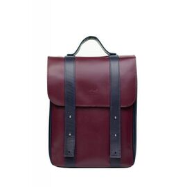 Купить Кожаный рюкзак 13&quot; бордово-синий, фото , характеристики, отзывы