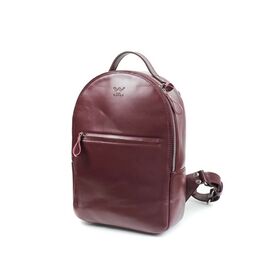 Купить Кожаный рюкзак Groove M бордовый, фото , характеристики, отзывы