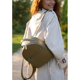 Купить - Кожаный рюкзак Groove S оливковый, фото , характеристики, отзывы
