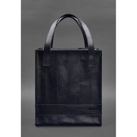 Купить - Кожаная женская сумка шоппер Бэтси темно-синий краст, фото , характеристики, отзывы