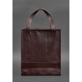 Купить - Кожаная женская сумка шоппер Бэтси бордовая краст, фото , характеристики, отзывы