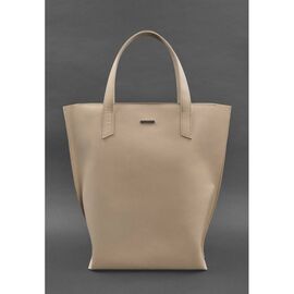 Купить - Кожаная женская сумка шоппер D.D. светло-бежевая краст, фото , характеристики, отзывы