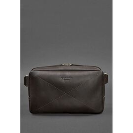 Купить - Кожаная поясная сумка Dropbag Maxi темно-коричневая, фото , характеристики, отзывы