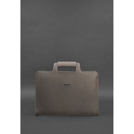 Придбати - Жіноча шкіряна сумка для ноутбука і документів темно-бежева, image , характеристики, відгуки