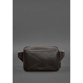 Купить - Кожаная поясная сумка Dropbag Mini темно-коричневая, фото , характеристики, отзывы