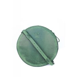 Придбати Жіноча шкіряна сумка Amy S зелена вінтажна, image , характеристики, відгуки