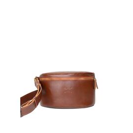 Купить - Кожаная поясная сумка светло-коричневая, фото , характеристики, отзывы