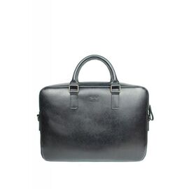 Купить - Кожаная деловая сумка Briefcase 2.0 черный сафьян, фото , характеристики, отзывы