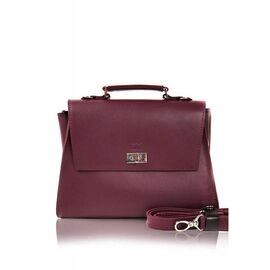 Купить Женская кожаная сумка Classic бордовая, фото , характеристики, отзывы