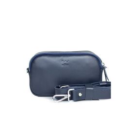 Купить Кожаная сумка поясная/кроссбоди Holly синяя, фото , характеристики, отзывы