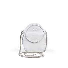 Купить - Кожаная женская мини-сумка Kroha белая флотар, фото , характеристики, отзывы