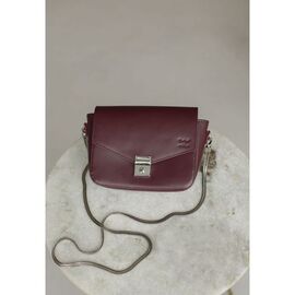 Купить - Женская кожаная сумочка Yoko бордовая, фото , характеристики, отзывы