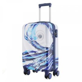 Придбати Валіза Semi Line 20" (S) White/Blue Print (T5653-1), image , характеристики, відгуки