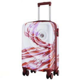 Придбати Валіза Semi Line 20" (S) White/Red Print (T5654-1), image , характеристики, відгуки