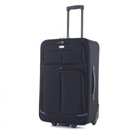 Придбати Валіза Semi Line 24" (M) Black/Blue Lines (T5753-2), image , характеристики, відгуки