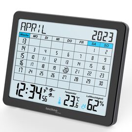 Купить Годинник-календар настільний Technoline WT2600 Black (WT2600), фото , характеристики, отзывы