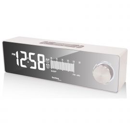 Купить Годинник настільний з радіо Technoline WT483 White/Silver (WT483), фото , характеристики, отзывы