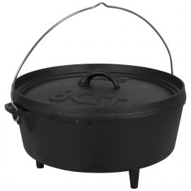 Купить Казан з кришкою Bo-Camp Dutch Oven Cast Iron 31 cm / 5 L Black (2122410), фото , характеристики, отзывы