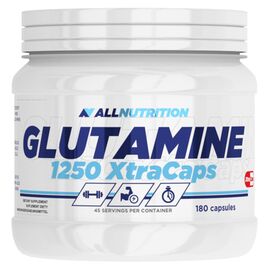Купить Аминокислота для спорта Glutamine 1250 Xtracaps - 180caps - All Nutrition, фото , характеристики, отзывы