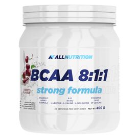 Купить Комплекс аминокислот для спорта BCAA 8-1-1 Strong Formula - 400g Lemon (Лимон) - All Nutrition, фото , характеристики, отзывы