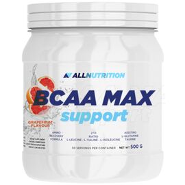 Купить - Комплекс аминокислот для спорта BCAA Max Support - 500g Grapefruit (Грейпфрут) - All Nutrition, фото , характеристики, отзывы