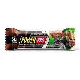 Купить - Протеиновые батончики Protein Bar Nutella 36% - 20x60g Prunes and Nuts (Чернослив и орехи) - Power Pro, фото , характеристики, отзывы