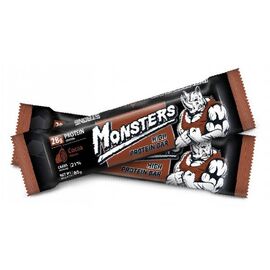 Протеиновый батончик Strong Max - 80g Cocoa (Какао) - Monsters, фото 