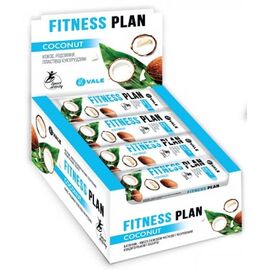Купить Fitness Plan Muesli Bar - 30x25g Coconut, фото , характеристики, отзывы