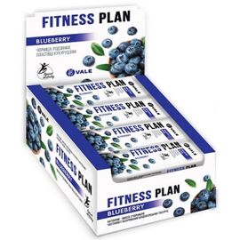 Купить Fitness Plan Muesli Bar - 30x25g Bluberry, фото , характеристики, отзывы