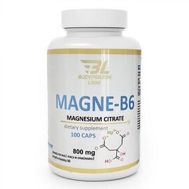 Придбати Магній В6 (Magne B6) 800mg - 100caps - Bodyperson Labs, image , характеристики, відгуки