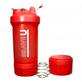 Купить Shaker with containers 3 in 1 - 600ml Red, фото , характеристики, отзывы