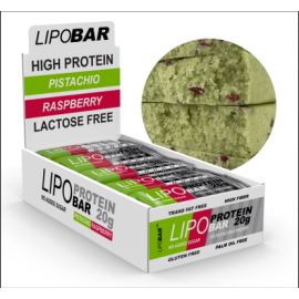 Купить Протеиновый батончик, Lipobar - 20х50g Pistachio-Raspberry (фисташка + малина), фото , характеристики, отзывы