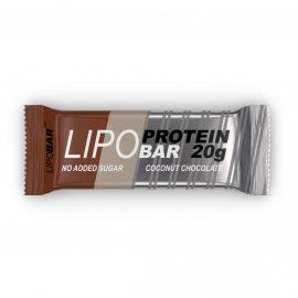 Купить Протеиновый батончик (Lipobar) - 50g Coconut With Chocolate Crisps (Кокос с шоколадными чипсами)(Поштучно) (До 01.25), фото , характеристики, отзывы