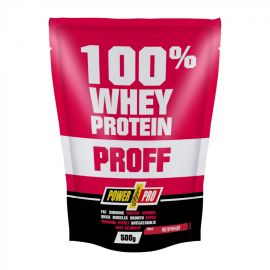 Купить Протеин (100% Whey Protein Proff )- 500g Strawberry (Клубника)- Power Pro, фото , характеристики, отзывы