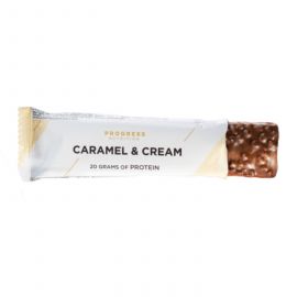 Придбати Протеїнові батончики (Protein Bar) - 12x60g Caramel Cream(Карамель+крем) - Progress Nutrition, image , характеристики, відгуки