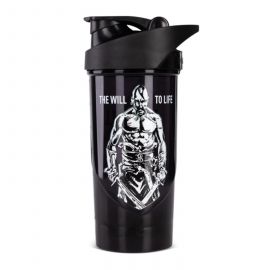 Купить Шейкер (Shaker The Will To Life) - 700ml Black-White (Черно+белый) - Progress Nutrition, фото , характеристики, отзывы