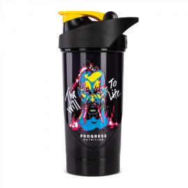 Придбати Шейкер (Shaker The Will To Life) - 700ml Black (Чорний) - Progress Nutrition, image , характеристики, відгуки